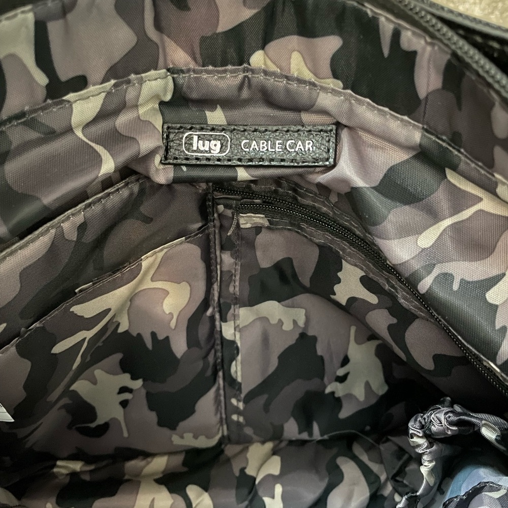 Lug Black Leather Women's Bag - Picture 4 of 6